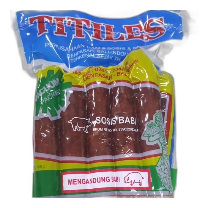 Pilihan- Sosis Babi / Lapchiong Babi Titiles Bali 500Gr