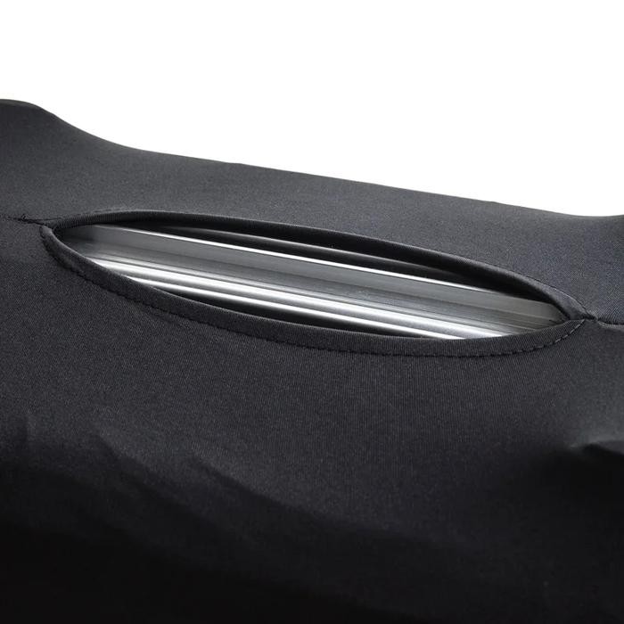 Sarung Pelindung Koper Elastis 18 20 22 24 26 30 Inch Polos Hitam Motif Elastic Fit Luggage Cover