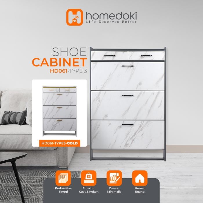 ASLI Rak Sepatu laci/Lemari Kabinet Kayu Minimalis / Lemari Rak Sepatu Kayu READY STOCK