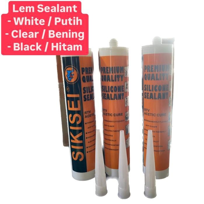 Pilihan- Lem Silent Kaca 300Ml Lem Kaca Handsome