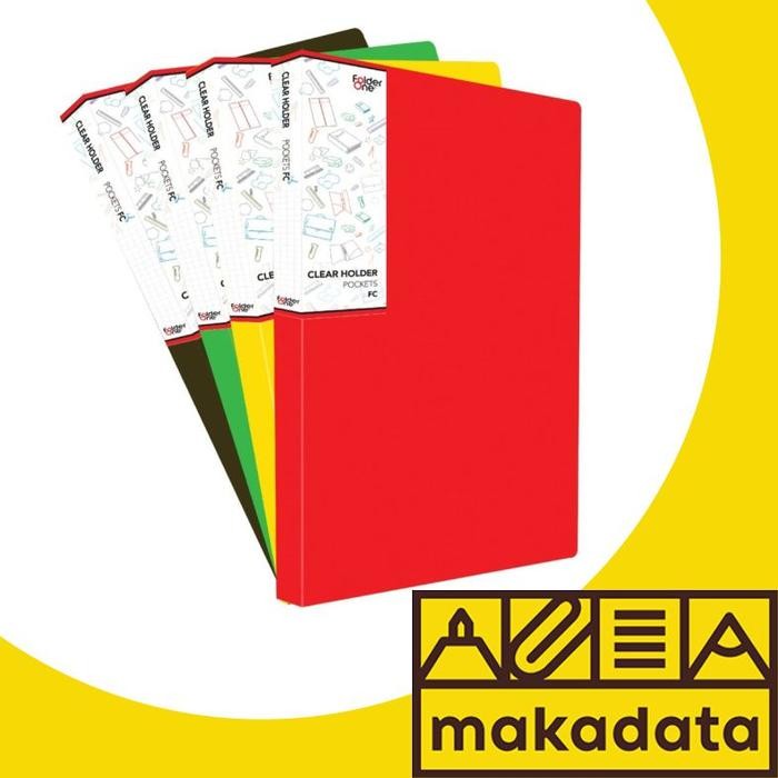 

OJ MAP HOLDER / CLEAR HOLDER FOLDER ONE 20 POCKET (1PCS) MURAH