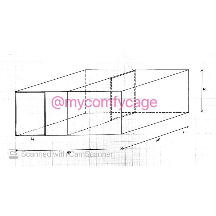 Pagar Anjing Poodle Aluminium Custom Size Mycomfycage