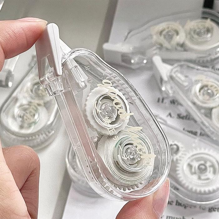 

New Winzige Set 8 Pita Koreksi Transparan Tip Ex Kertas Lucu Correction Tape Morandi Aesthetic