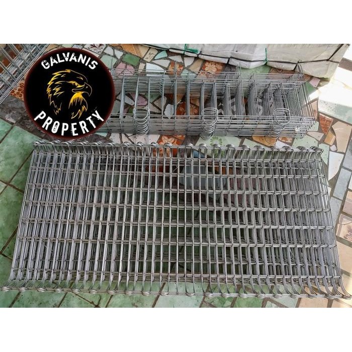 alas/pagar/sekat kandang burung bahan galvanis jarak ram 1,3 cm murah