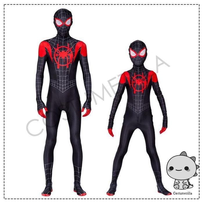ASLI Kostum Spiderman Lengkap Topeng Anak Laki Laki Dewasa Premium Import READY STOCK