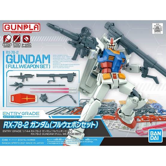 Pilihan- Entry Grade Rx 78 2 Full Weapon Set