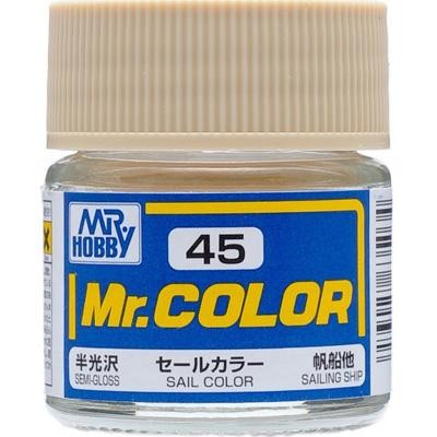 Pilihan- Mr Color 45 Sail Color - Sailing Ship - Cat Gundam Model Kit