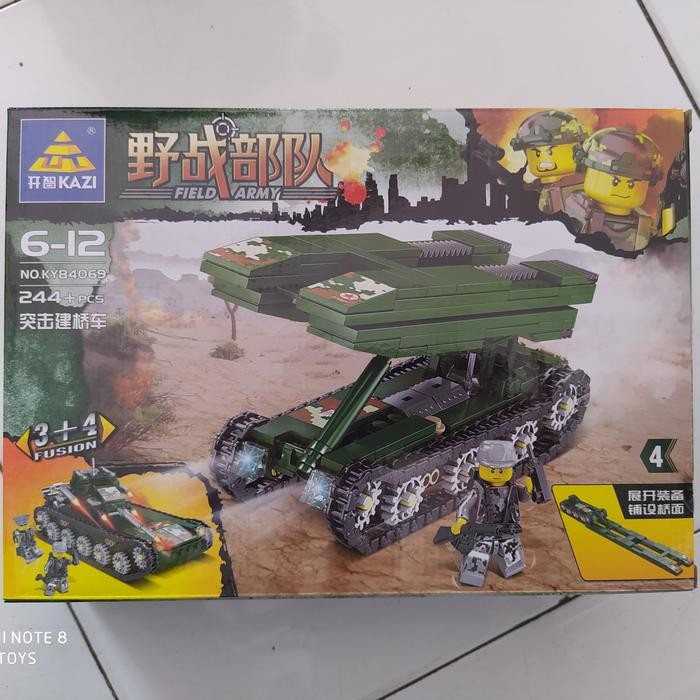 Pilihan- Lego Tank Field Army Kazi Ky84069-4