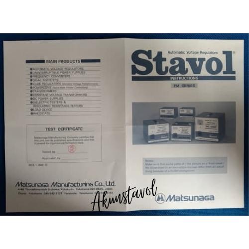 Hemat Stavol Matsunaga Japan Svc-500F - Stabilizer Listrik 500Watt Terlariss 