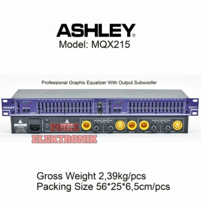 Equaliser Ashley MQX 215 Original