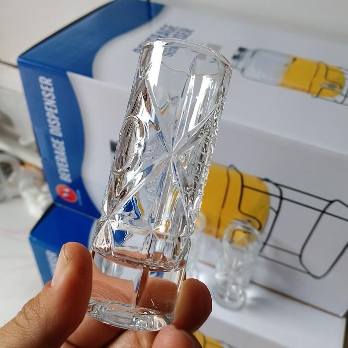 Gelas sloki tinggi/Gelas shot/Sloki Gelas/Gelas kaca