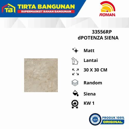ROMAN KERAMIK 30 X 30 CM 33556RP dPOTENZA SIENA KERAMIK LANTAI KW1