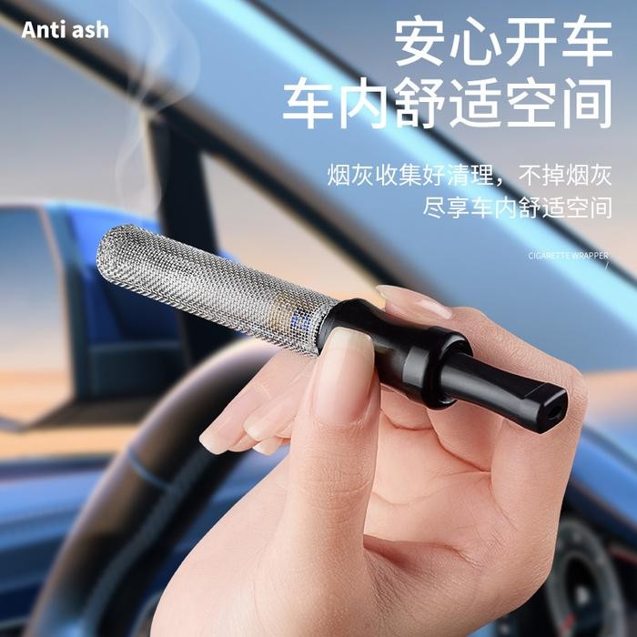 Asbak Rokok Mini Asbak Mobil Portable Unik Stainless Steel Tahan Api Pasti Ori