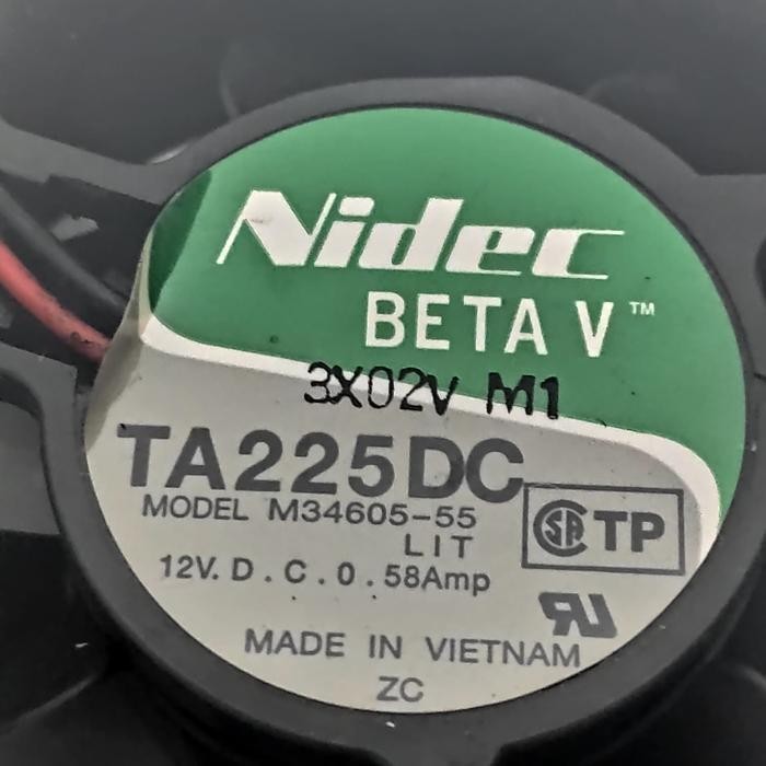 Kipas blower Nidec 6cm 12V 0,58A