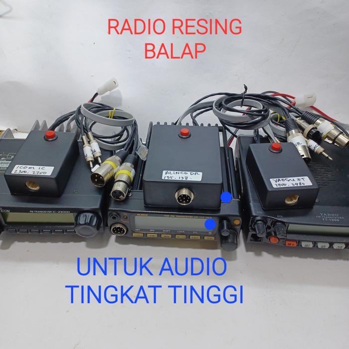 Ready PTT BOX RIG YAESU RADIO BALAP RESING