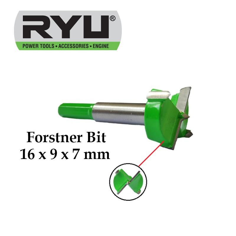 RYU Mata Bor Forstner Bit 16mm Pelubang Kayu 16 mm Hinge Boring Forstner Bits Fosner Lubang Engsel S