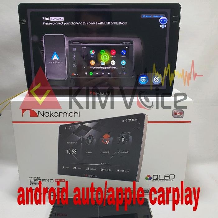 HEAD UNIT ANDROID NAKAMICHI 9 INCH OEM HONDA CRV 2007-2011 SOKET PNP