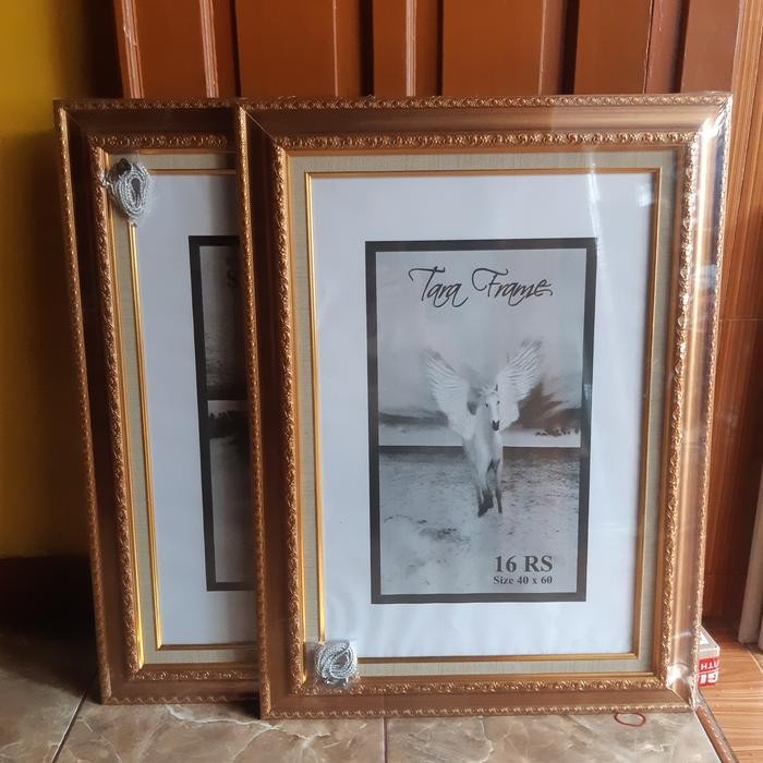 pigura frame plus kaca ukrn dalem 40 x 60