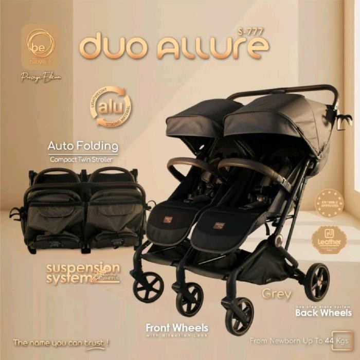 Stroller Kembar Babyelle Duo Allure Prestige Edition S-777 / Kereta Dorong Bayi Kembar / Stroller