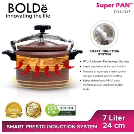 BOLDE PRESTO COOKER 7L GRANITE BEIGE