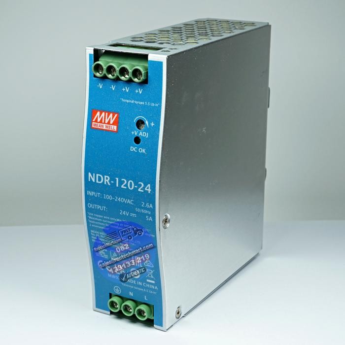 Meanwell NDR-120-24 Power Supply Meanwell NDR-120-24
