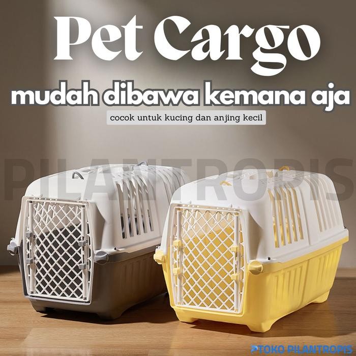 Pet Cargo Kucing Jumbo XL Pet Kargo Kucing Box Travel Carrier Kucing