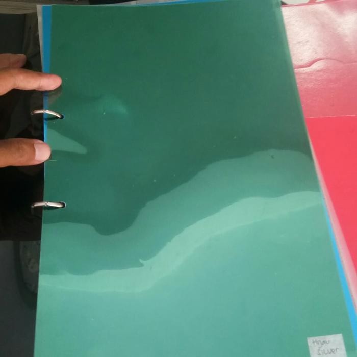 sticker kaca film one way warna hijau 80%