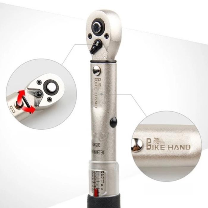 Kunci Torsi sepeda Bike Hand NM Torque Wren set YC 617-2s