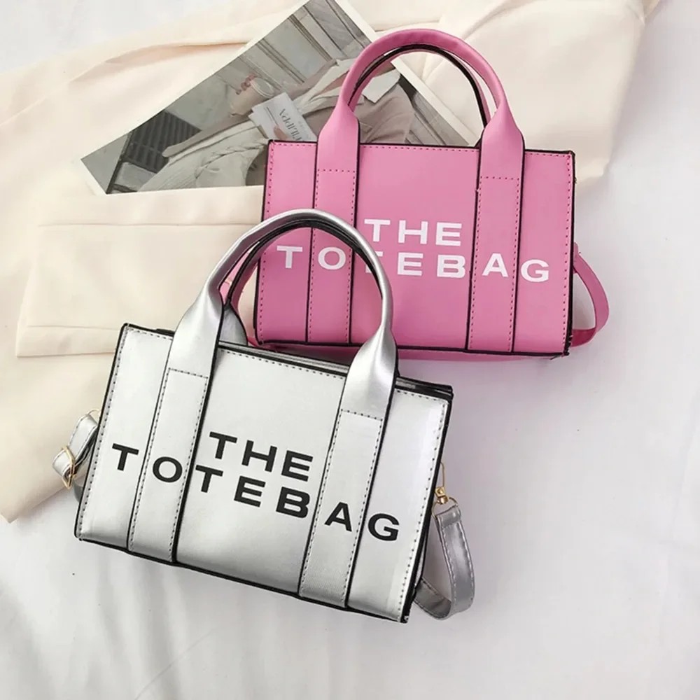 The Tote Bag For Women, Trendy PU Leather Handbag, Top Handle Satchel Purse, Casual Crossbody Bag Ca