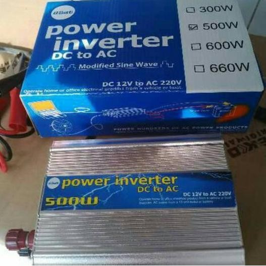 Power Inverter DC to AC 500 Watt - 12VDC ke 220VAC