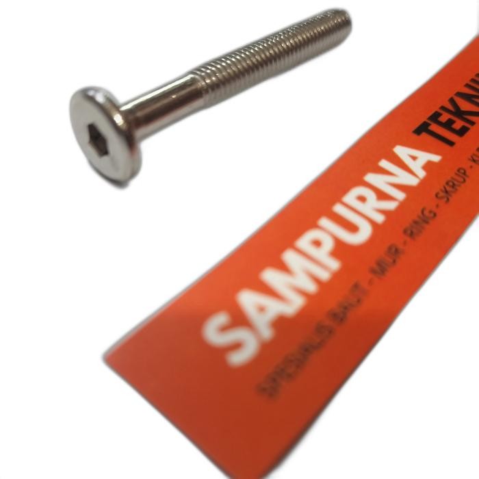 ORIGINAL Baut aksess motor mebel JCBC m6 x 40 stainless READY STOCK