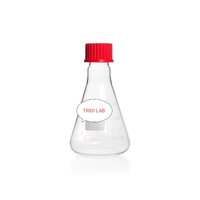 Screwthread Erlenmeyer Flask Duran 250 Ml Erlenmeyer Dengan Tutup