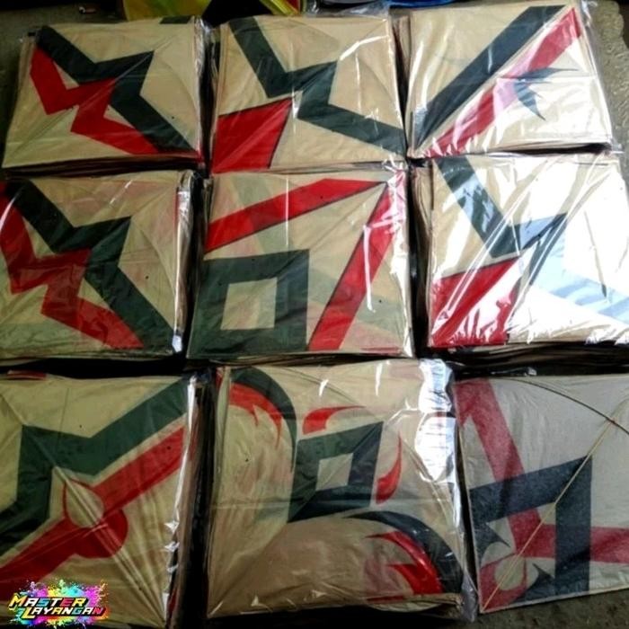 ISI 100PCS HARGA GROSIR - Layangan Cimande Pulas Seot Uk 56 - layangan aduan - layangan grosir