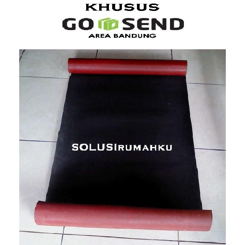 [GOJEK] 1 ROLL Karpet Talang 90 cm Lapis Merah Hitam / Tiber Talang