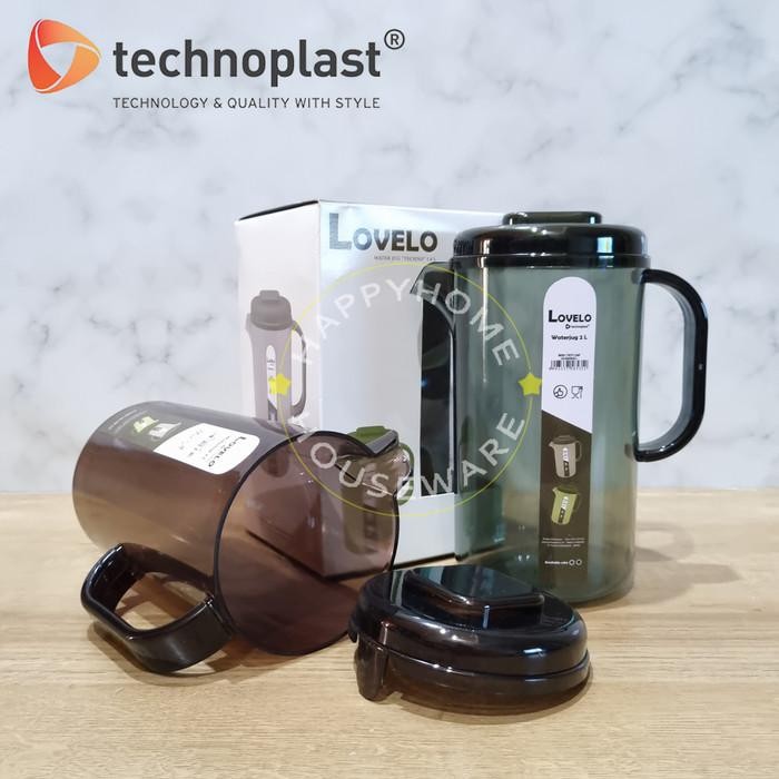 TECHNOPLAST Lovelo New Water Jug Eskan Air Teko Air Serbaguna 2Ltr