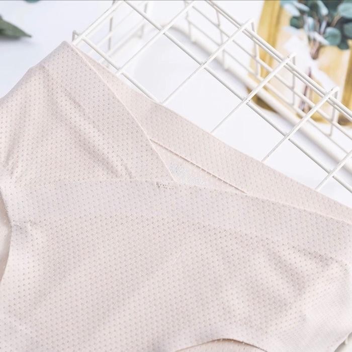 12Pcs CD Wanita Seamles Hamil Celana Dalam Maternity Polini Katun Bumil Adem Cewek Ibu