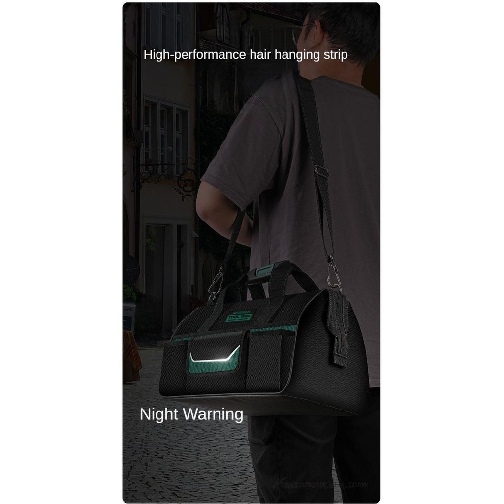 GREENER Tas Perkakas Alat Tukang Serbaguna Kuat Kokoh Waterproof