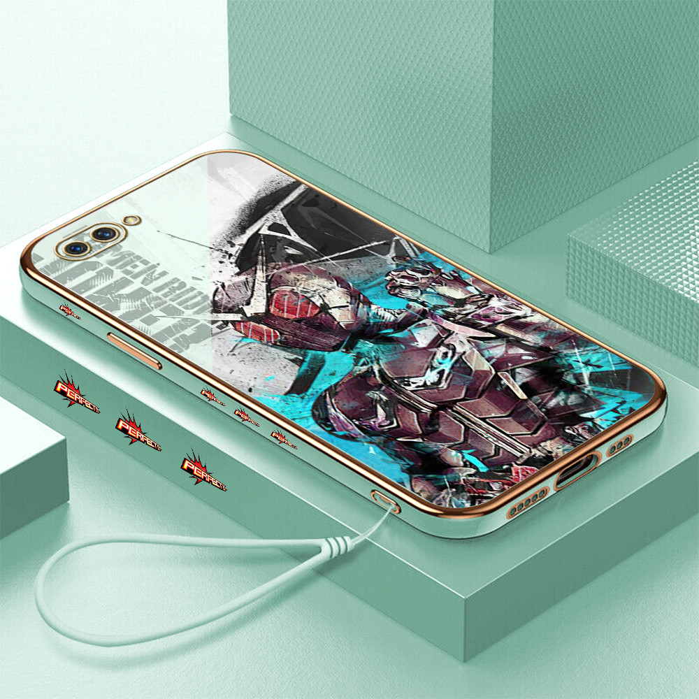 [Pengiriman lokal] Realme C1 C2 C2S C3 C11 2021 C12 C15 C17 C25 U1 X A1K  Casing HP Rider Kamen Ride