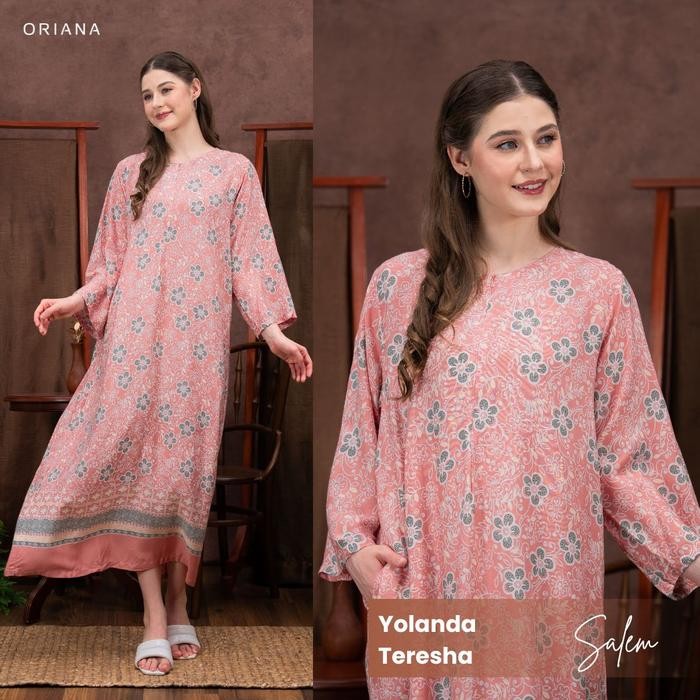 Daster Oriana Dailywear Daster Busui Yolanda Sizing Collection Daster Lengan Panjang Busui Friendly