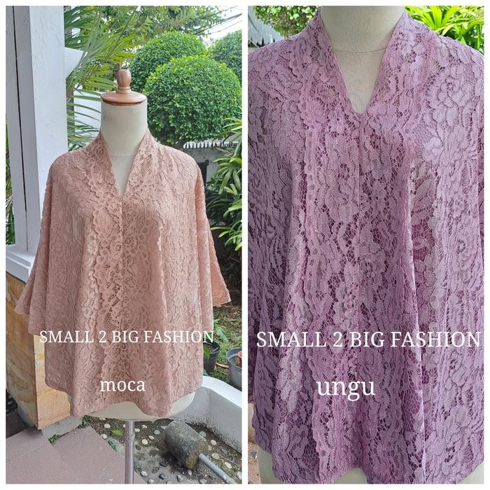 SIAPKIRIM kebaya brokat / atasan brukat / kebaya kutubaru / kebaya muslim hijab READY STOCK