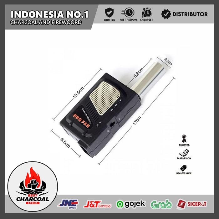 Kipas Angin Baterai BBQ Air Blower Electric