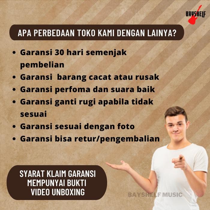 Promo Gitar Mini Kecil Guitalele Gitarlele Senar 6 Cowboy Original Elektrik