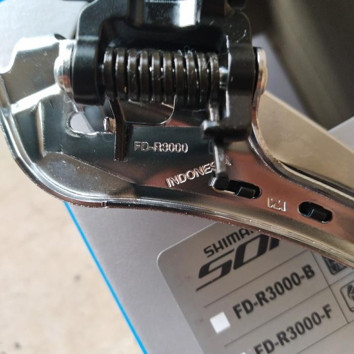 FD front derailleur shimano original SORA R3000 F braze on sepeda roadbike lipat