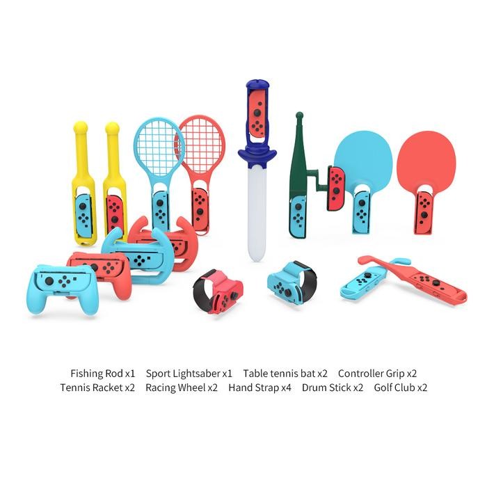 q6g5- Nintendo Switch Dobe 18 In 1 Sportswear Tns-2125