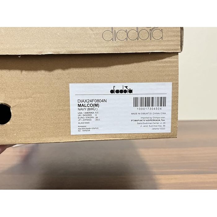 STOK TERBATAS  SEPATU SEKOLAH OLAHRAGA CASUAL PRIA DIADORA MALCO NAVY BIRU ORIGINAL TERJANGKAU