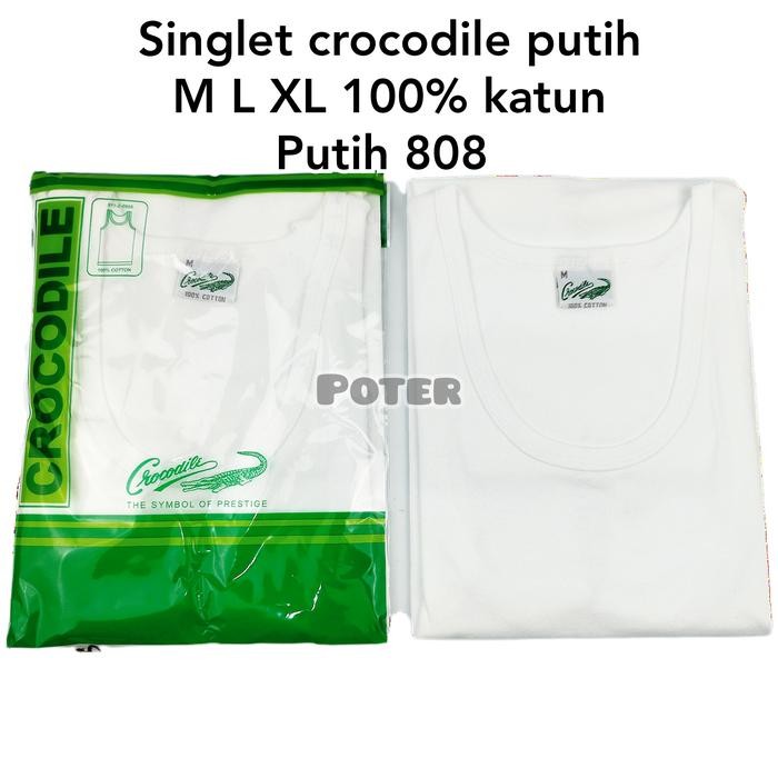 rv45- 1 Pcs Kaos Dalam Singlet Pria Dewasa Tanktop Lekbong Baju Cowok Laki Crocodile 808