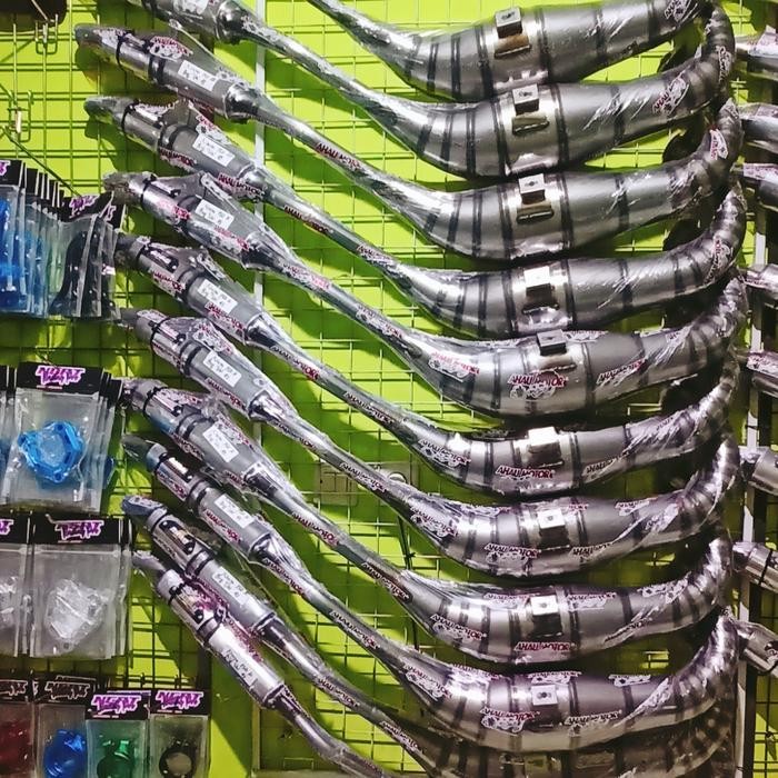 TERMURAH kenalpot Ahau galvanis bogvol 41cobra ninja rr/r READY STOCK