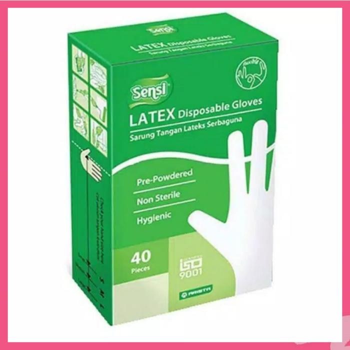 KJB Sarung Tangan Sensi - Sarung Tangan Medis - Sarung Tangan Karet