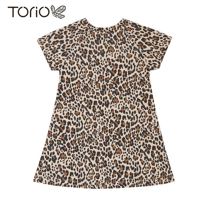 bull- Torio Basic Dress Leopard - Pakaian Anak Perempuan - Dress Anak