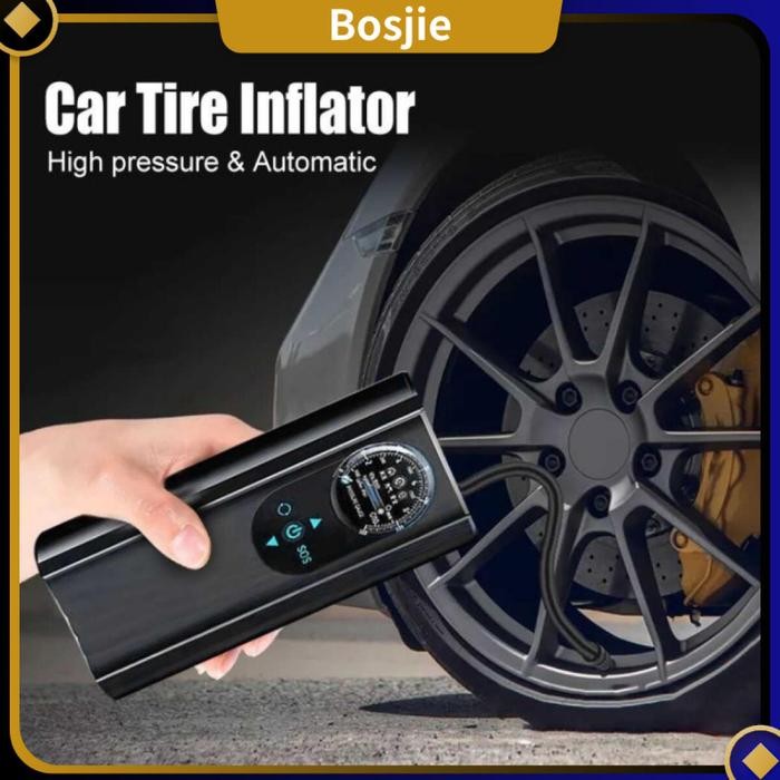 Ready Bosjie Pompa Ban Mobil Electric Portable Pompa Ban Elektrik Pompa Angin Listrik Kompresor